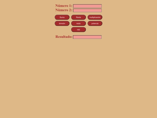 Calculadora screenshot