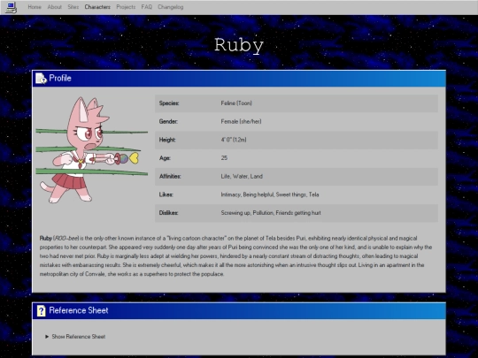 characters/ruby screenshot