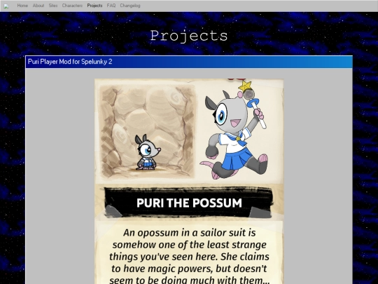 projects screenshot
