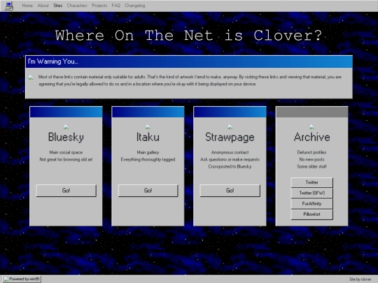 sites screenshot