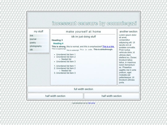 index screenshot