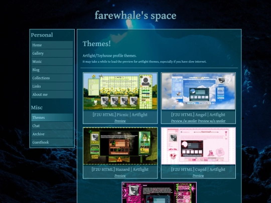 themes screenshot