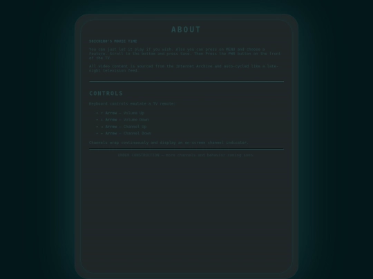 pages/about screenshot
