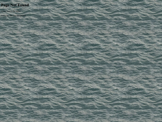 not_found screenshot