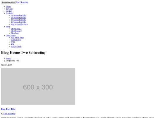 blog-home-2 screenshot