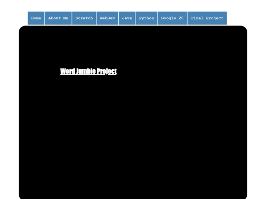 python/wordjumble screenshot