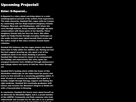 projects screenshot
