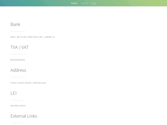 info screenshot