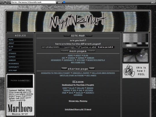 site-map screenshot