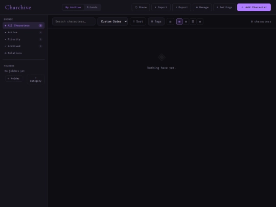 Archive screenshot