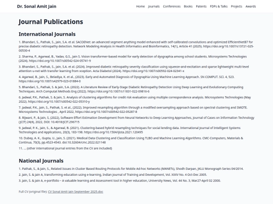 publications_journals screenshot