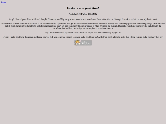 Posts/Easterwasgreat screenshot