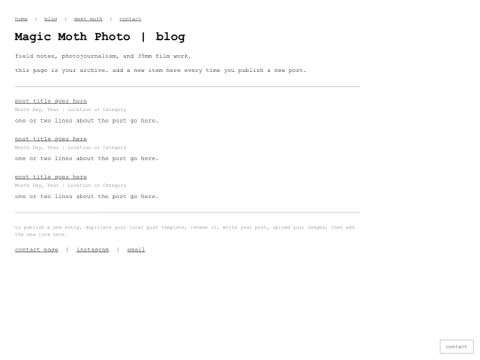 blog screenshot