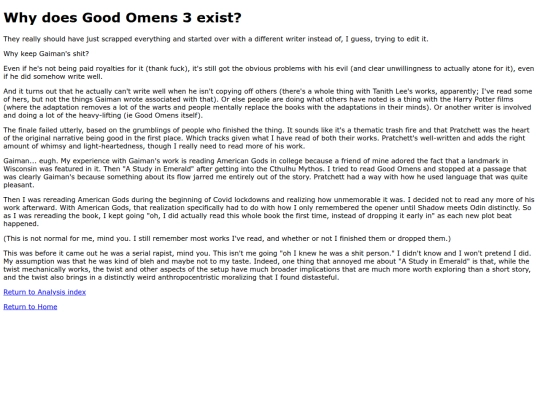 Analysis/WhyGoodOmens3 screenshot