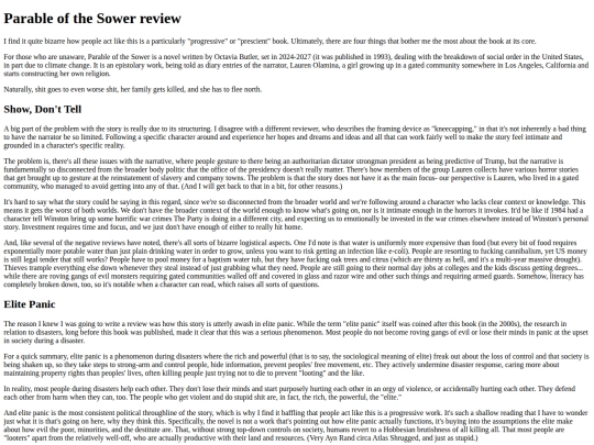 Reviews/parablesower screenshot
