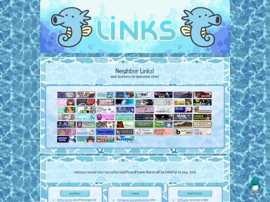 links screenshot