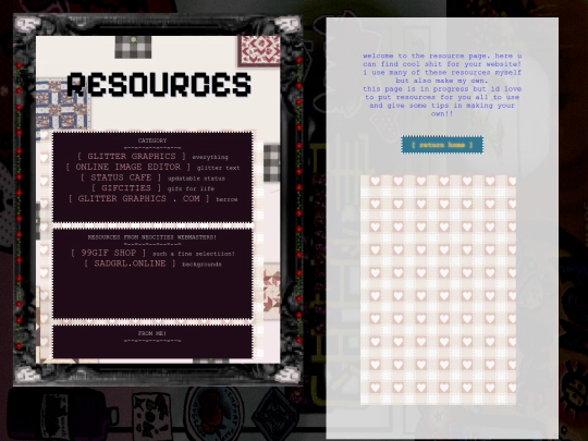 resources screenshot
