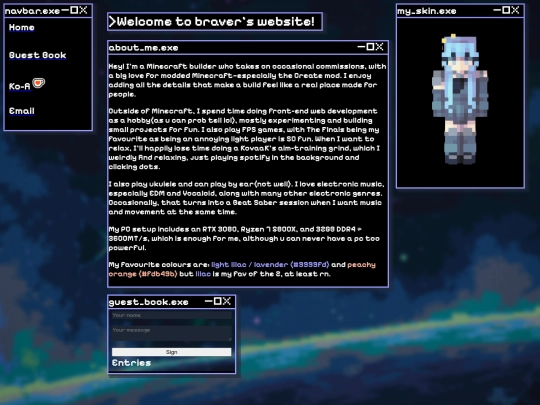 index screenshot