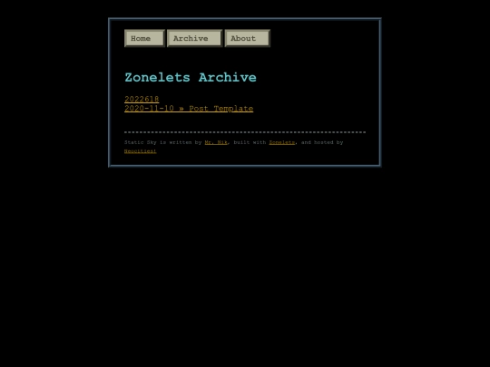 archive screenshot