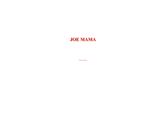 mrjoe screenshot