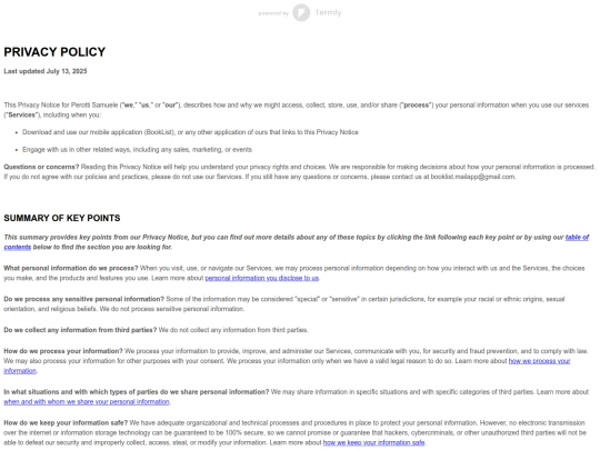 privacy screenshot