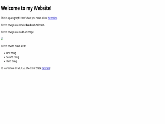 index screenshot