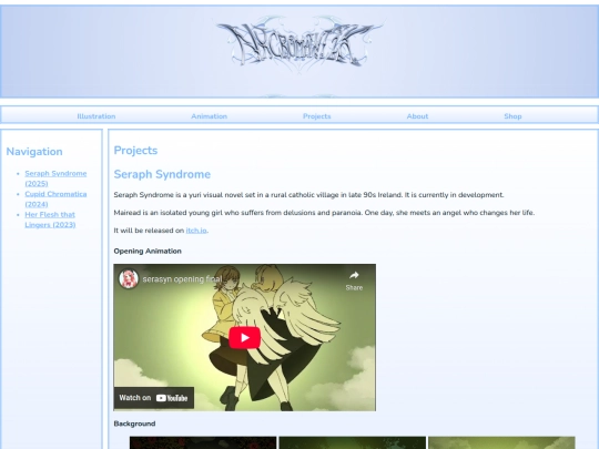 page/projects screenshot