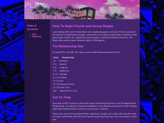 roleplaying/social-rules screenshot