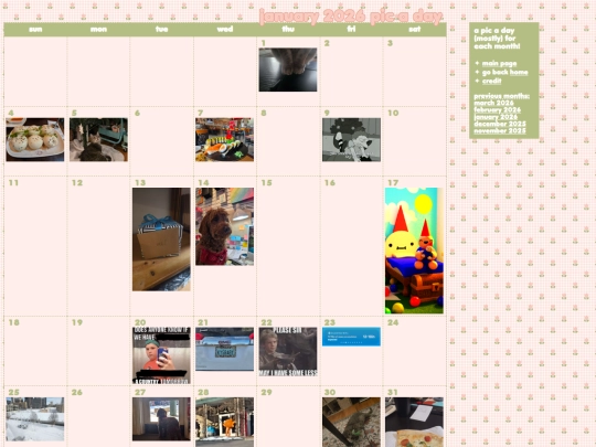 picaday/january26 screenshot