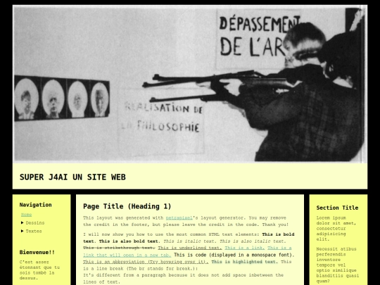 index screenshot