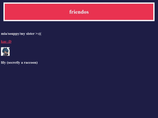 friends screenshot