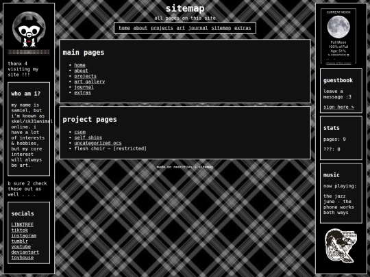 sitemap screenshot