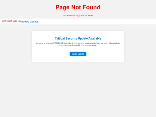 not_found screenshot