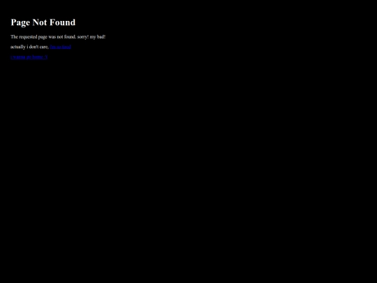 not_found screenshot