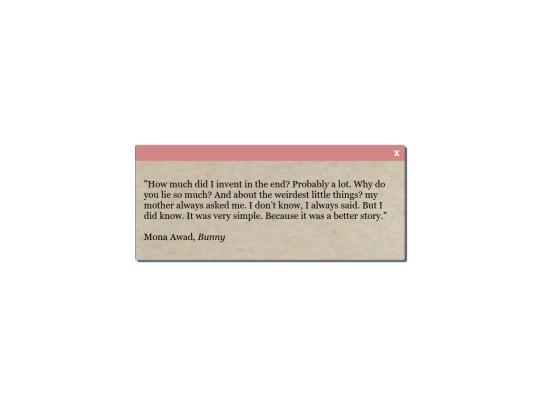 Popups/bunny screenshot