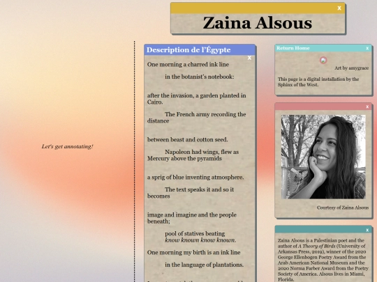 Zaina screenshot