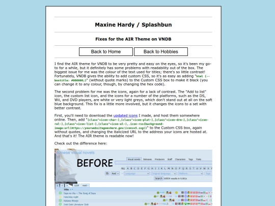 hobbies/vndb_custom_css screenshot
