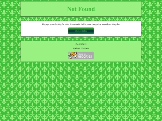 not_found screenshot