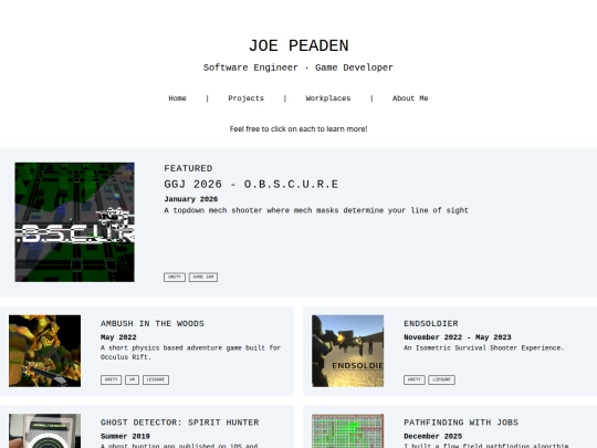 projects screenshot