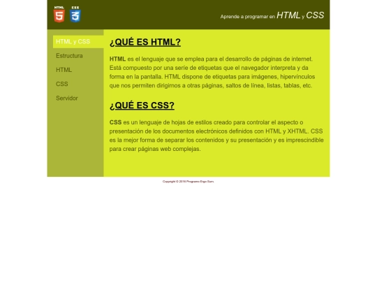 index screenshot