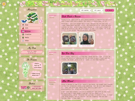 writing/daytoday screenshot