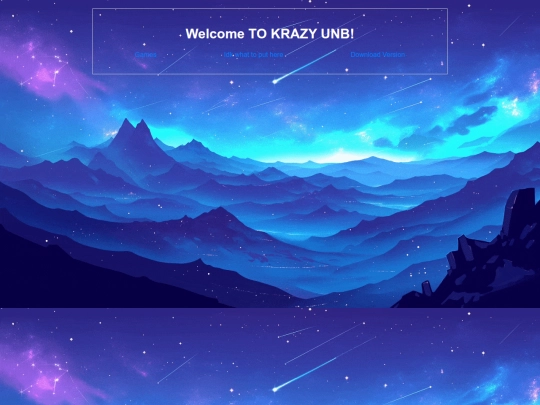 Menu screenshot
