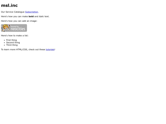 index screenshot