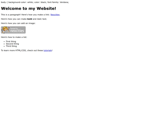 index screenshot