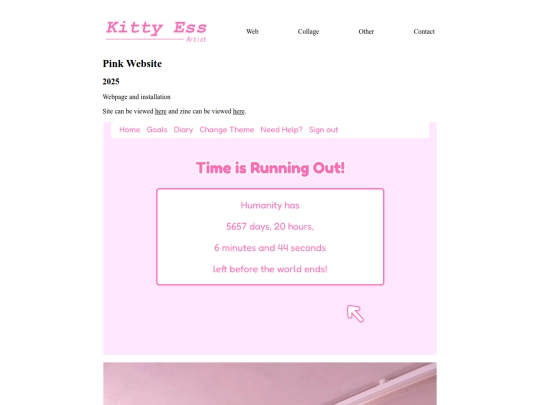 pinkwebsite screenshot