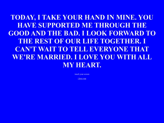 vows screenshot