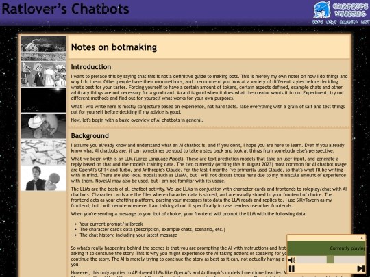 notes screenshot