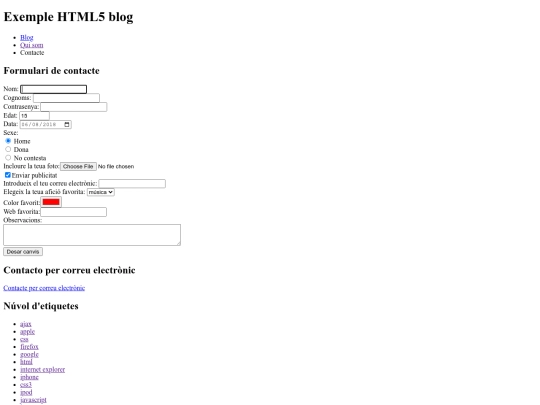 contacte screenshot