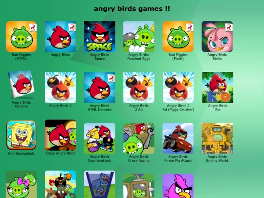 angrybirdsgames screenshot