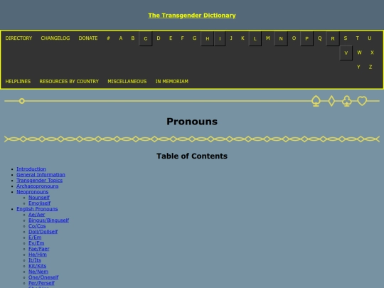p/pronoun screenshot